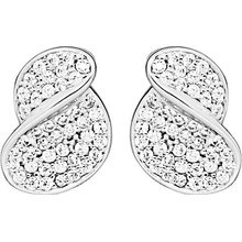 Silver Cat Oslnivé strieborné náušnice so zirkónmi Beauty SC648