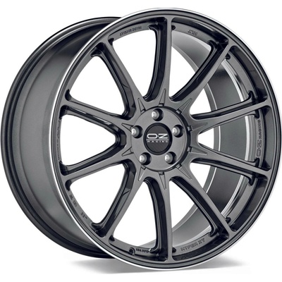 OZ hyper XT 9,5x21 5x128 ET48 star graphite diamond lip