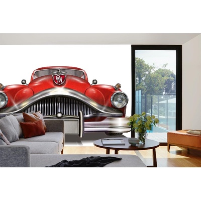 DIMEX ART Самозалепваща се флизелинова фототапета капак на ретро кола ii. 375 x 250 см