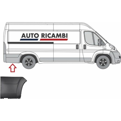 Ochranná lišta Fiat Ducato od 2006 pravá, za zadní kolo - Maxi 735491684