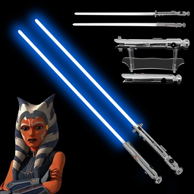 CHSV Pár světelných mečů GENERAL AHSOKA TANO Plně kontaktní Multi-color 2 ks – Hledejceny.cz