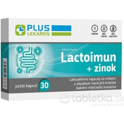 Plus Lekáreň Lactoimun + zinok 30 kapsúl