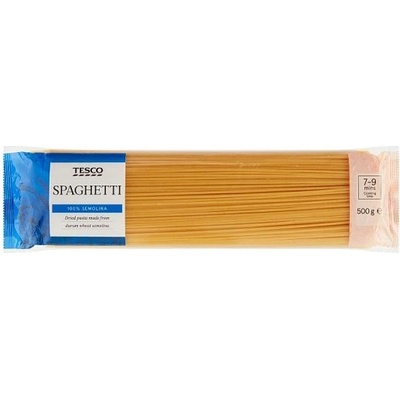 Tesco Spaghetti semolinové sušené cestoviny 0,5 kg