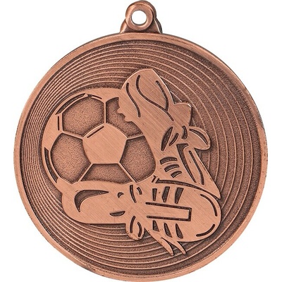 MMC9750/B Medaila futbal pr.50 mm hr.2 mm bronz 5x0 2 cm