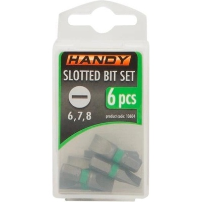 HANDY Sada bitov v krabičke 6ks plochých 6,7,8mm /10604