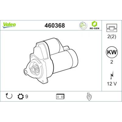 Startér VALEO 460368