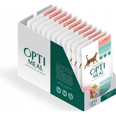 Optimeal pro dospělé kočky krůta v dýňové omáčce 12 x 85 g