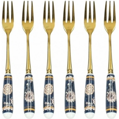 Ab line 52457BD Set vidličiek Blue gold 6