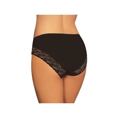 Funny Day Дамски памучни бикини в черен цвят nadiaeh-19446-czarny - Черен, размер xl