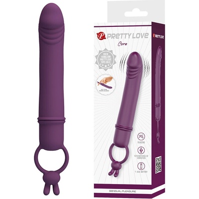 Pretty love cora vibrator penis form with resistance ring