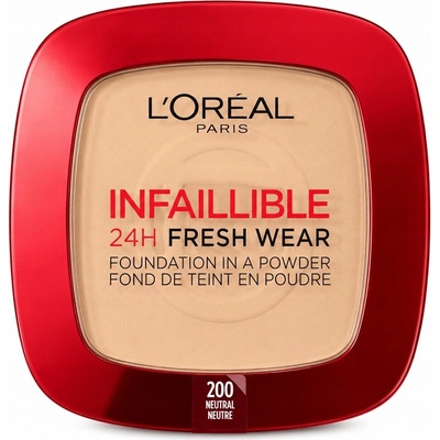 L'Oréal Paris Infaillible 24H Fresh Wear Foundation In A Powder Dlhotrvajúci púdrový make-up 200 golden sand 9 g