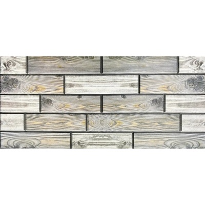 PVC panel Wood retro 3D dekor 48x96 cm
