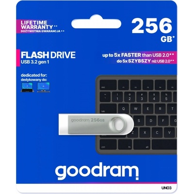 GOODRAM UNO3 256GB USB 3.2 Gen1 (UNO3-2560S0R11)