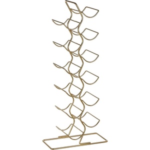 Premier Housewares Метален стелаж за вино в златисто, брой бутилки 12 Wren - Premier Housewares (0509917)