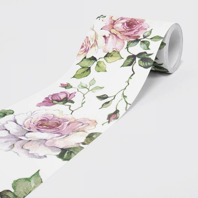 DIMEX SBD-15-005 Vliesová samolepicí bordura Růže, rozměry 15 cm x 5 m – Zboží Dáma