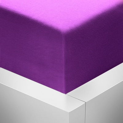 Stanex Jersey napínací Prostěradlo s lycrou fialové 140x200