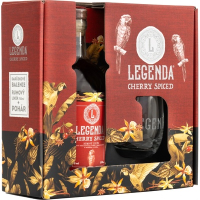 Legenda Cherry Spiced 35% 0,7 l (darčekové balenie 1 pohár)