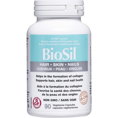 Natural Factors BioSil Hair, Skin & Nails, 90 капсули, Natural Factors