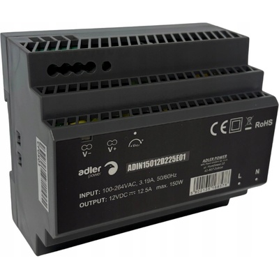 DIN napájecí zdroj 12V 150W ADLER
