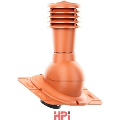 HPI Odvětrávací set 125/110 mm univerzální pro trapézové krytiny červený