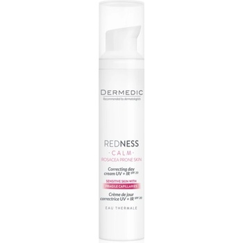 DERMEDIC Redness Calm коригиращ крем за чувствителна и зачервена кожа SPF 20 40ml