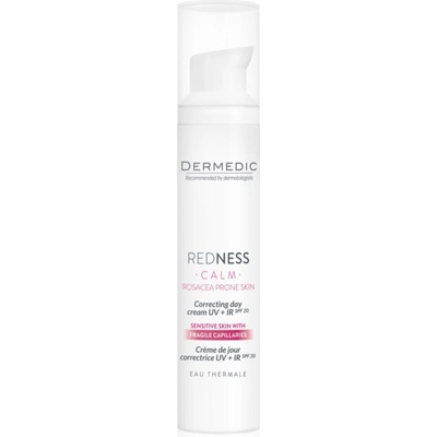 DERMEDIC Redness Calm коригиращ крем за чувствителна и зачервена кожа SPF 20 40ml