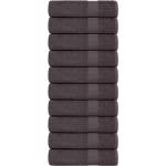 vidaXL Кърпи за баня FROGN 10 бр. Антрацит 100x150 см 360 г/м2 (136691)