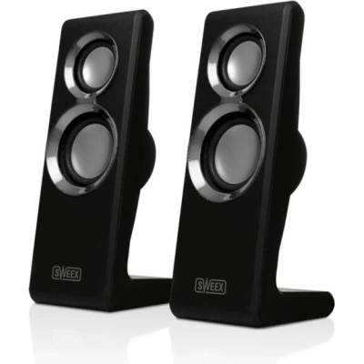 2 Sweex SP200, захранване & звук от USB, черни (SP200)