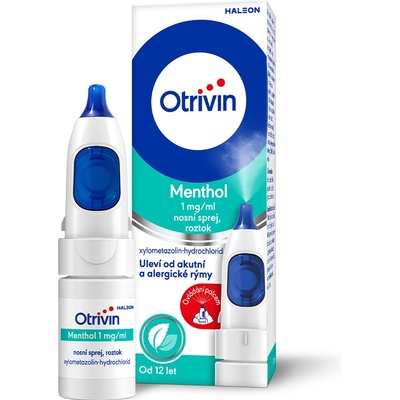 Otrivin Menthol 0,1% nosní sprej 10 ml – Zboží Dáma