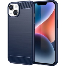 AG Premium Carbon Case pro iPhone 14 Plus - modré