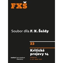 Kritické projevy 14. Dodatky z let 1898–1937 - F. X. Šalda