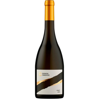 Pivnica Čebovce Pinot Gris 2022 12,5% 0,75 l (čistá fľaša)