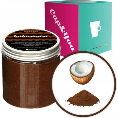 Cup&You Aromatizovaná káva s príchuťou KOKOSU mletá dezertná ARABICA 200 g