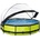 EXIT Lime round 360x76 cm