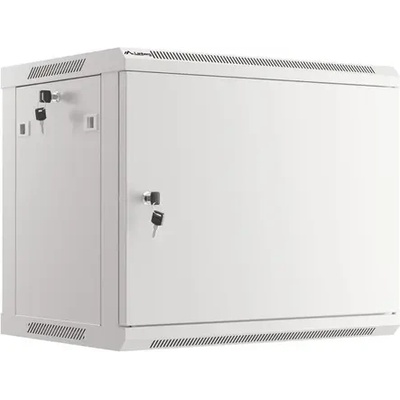 Lanberg Комуникационен шкаф, Lanberg rack cabinet 19" wall-mount 9U/600x450 for self-assembly with metal door grey (flat pack) (WF01-6409-00S)
