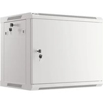 Lanberg Комуникационен шкаф, Lanberg rack cabinet 19" wall-mount 9U/600x450 for self-assembly with metal door grey (flat pack) (WF01-6409-00S) - xtreme