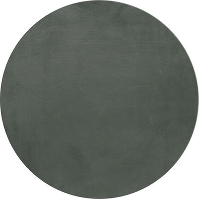 Ayyildiz Зелен кръгъл килим подходящ за пране ø 120 cm Pouffy - Ayyildiz Carpets (POUFFY1201205100GREEN)