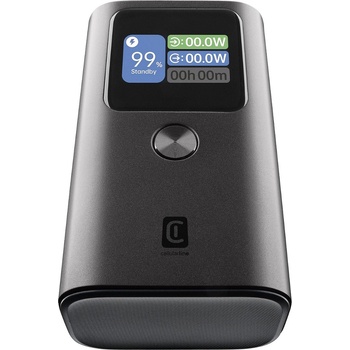 Cellularline Външна батерия Cellularline Ultron 10000mAh, 30W, LCD дисплей (PBULTRON10000D)