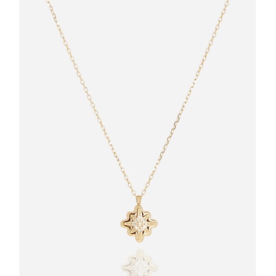 Zag Bijoux Oceľová retiazka s príveskom a zirkónmi SNS26992-01WHT