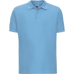 Russell Athletic 577M / Мъжка поло тениска от 100% памук, къс ръкав - цвят sky M (10577M46402)