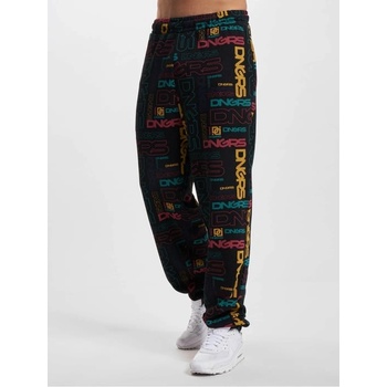 Dangerous DNGRS Долнище с цяла щампа в черно Dangerous DNGRS MazeUB-DGSP484-00007 - Черен, размер XXL