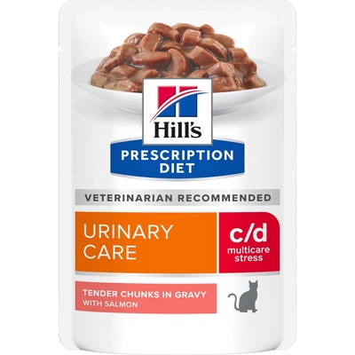 Hill's Prescription Diet c/d Multicare Stress Urinary Care s lososem 24 x 85 g