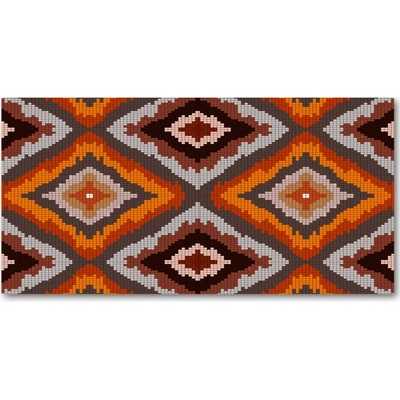 Fotoobraz na skle retro pozadia 100x50 cm