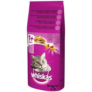Whiskas AD CAT Chicken - Суха храна за котки с пиле- 14 кг