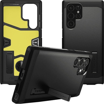 Pouzdro Spigen Tough Armor Samsung Galaxy S22 Ultra 5G černé – Zboží Živě