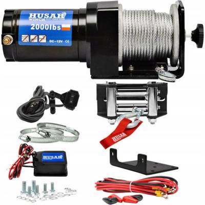 HUSARWINCH Naviják Husarwinch BST 2000, 12V, ocelové lano