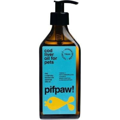 Pifpaw Olej z tresčích jater pro domácí zvířata 250 ml