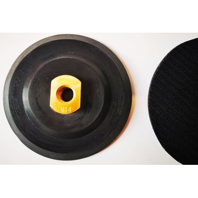 unášač šmirgľov-závit M14 suchý zips-Tuhý, Vyberte priemer: unášača 125mm tuhý