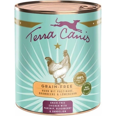 Terra Canis ﻿Grain-free Chicken with parsnip blackberry & dandelion 800 g