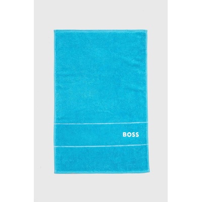 HUGO BOSS Памучна кърпа BOSS Plain River Blue 40 x 60 cm (1011529)
